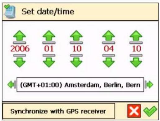 ROUTE 66 Chicago 9000 - Set date/time - 3