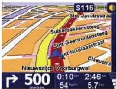 S116 Sint Jacobssstraat Suikerbakkerssteeg Sint Geertruideristeeg Int'Nicolaasstraat Biaeustra Nieuwezijds Voorburgwal P 500 metres 0:10 km 2:46 pm 54 km/h 5.7 km