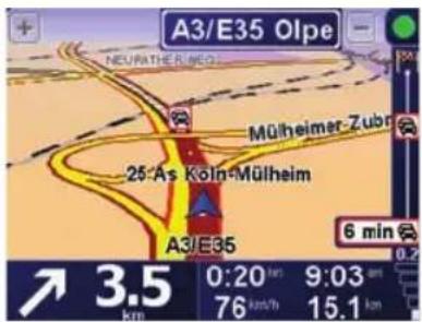 A3/E35 Olpe NEURATHERING Mülheimer-Zubn 25:As Köln-Mülheim A3/E35 6 min 0.2 3.5 0:20 km 9:03 am 76 km/h 15.1 km