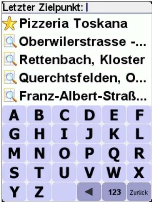 Letzter Zielpunkt: | Pizzeria Toskana Oberwilerstrasse -... Rettenbach, Kloster Querchtsfelden, O... Franz-Albert-Straß... A B C D E F G H I J K L M N O P Q R S T U V W X Y Z 123 Zurück