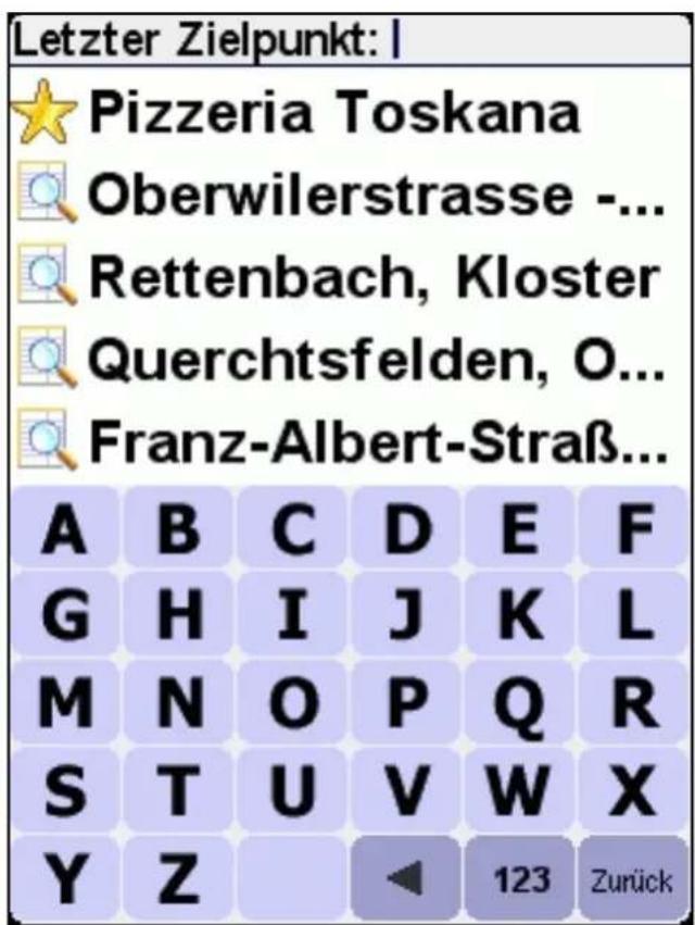 Letzter Zielpunkt: | Pizzeria Toskana Oberwilerstrasse -... Rettenbach, Kloster Querchtsfelden, O... Franz-Albert-Straß... A B C D E F G H I J K L M N O P Q R S T U V W X Y Z 123 Zurück