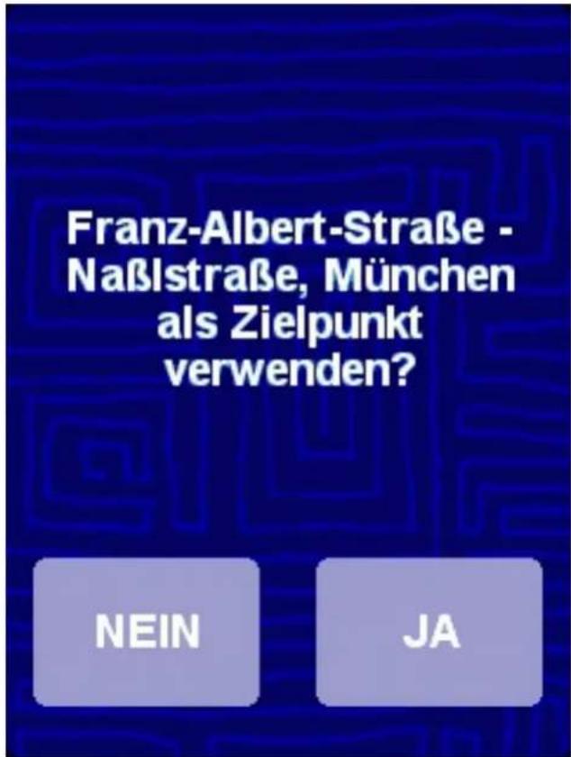 Franz-Albert-Straße - Naßstraße, München als Zielpunkt verwenden? NEIN JA