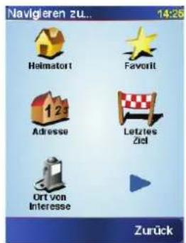 Navigieren zu... 14:26 Helmatort Favored Adresse Letzies Ziel Ort von Interesse Zurück