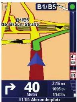 B1/B5 to-Braun-Straße → 40 Meter 2:16 am 1095 cm 11:03 h B1/B5 Alexanderplatz