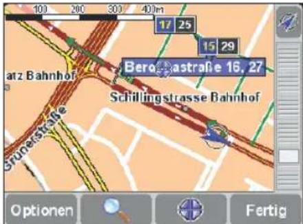 100 200 300 400m 17 25 15 29 Bero-gastrafie 16, 27 Schiilingstrasse Bahnhof Grünerstraße Optionen Fertig