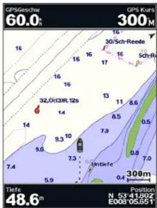 GPSGeschw 60.0h GPS Kurs 300M 16 16 16 17 16 30/Sch-Reede Sch-R 14 13 11 8.6 16 16 15 14 8.5 0.5 32,OctCRt.12s 9.3 10 7.9 0.8 7.0 Untiefe 7.4 5.9 0.4 300m Tiefe 48.6m Position N 53°41.002 E008°05.65-1