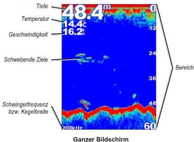 GARMIN GPSMAP 450s - Informationen zu „Ganzer Bildschirm“ - 1