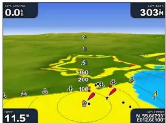 GARMIN GPSMap 4000 - Einstellungen Mariner's Eye 3D - 2