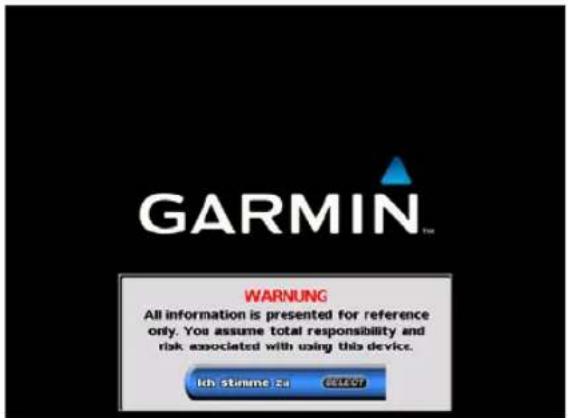 GARMIN GPSMap 4000 - Ein- und Ausschalten des Geräts - 2