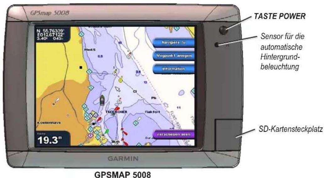 GARMIN GPSMap 4000 - Überblick über das Gerät - 3