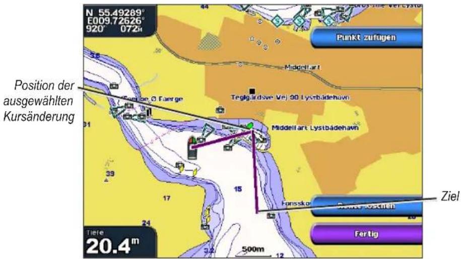 GARMIN GPSMAP 6000 - Anlegen und Navigieren auf einer Route von der aktuellen Position aus - 2