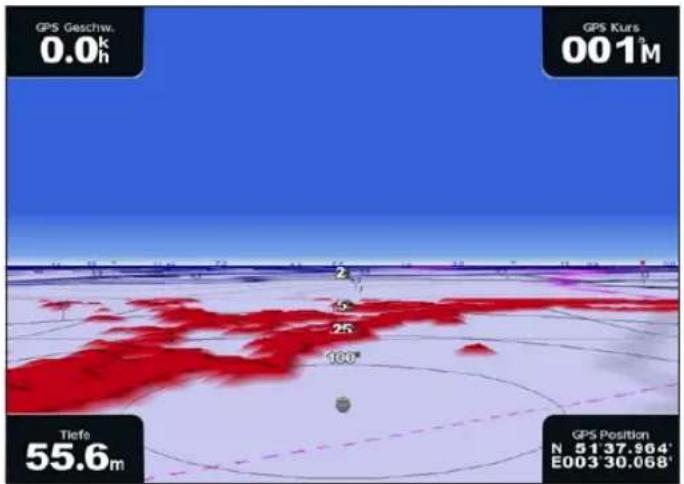 GARMIN GPSMAP 6000 - Anzeigen von Oberflächenradar - 1