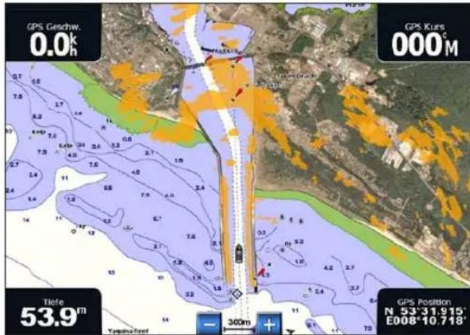 GARMIN GPSMAP 6000 - Informationen zur Radarüberlagerung - 1