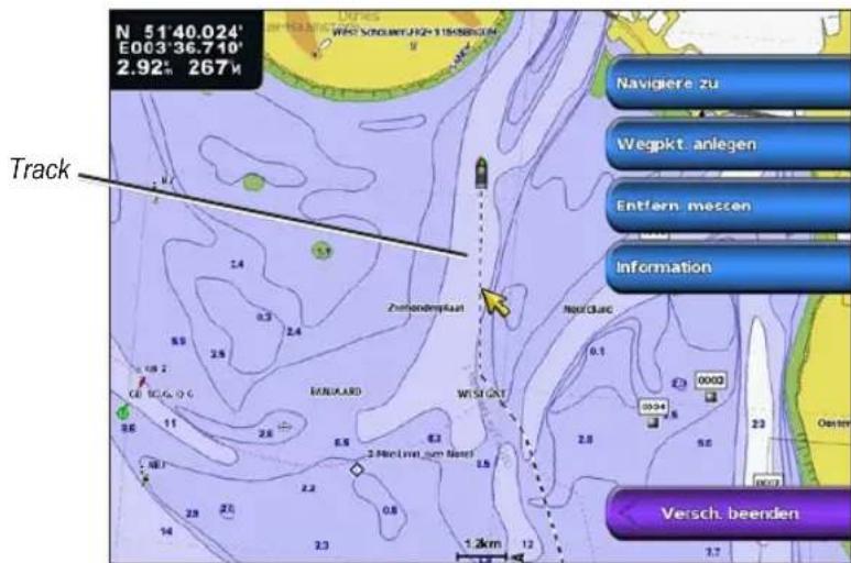 GARMIN GPSMAP 6000 - Anzeigen von Tracks - 1