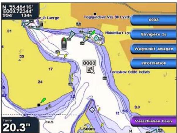 GARMIN GPSMap 5000 - So bearbeiten Sie einen vorhandenen Wegpunkt: - 1