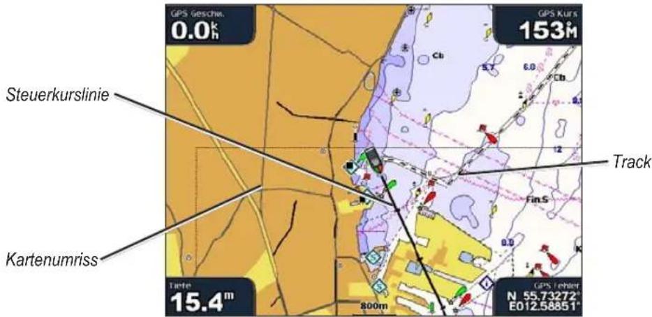 GARMIN GPSMap 5000 - Ändern der Karteneinstellungen - 1