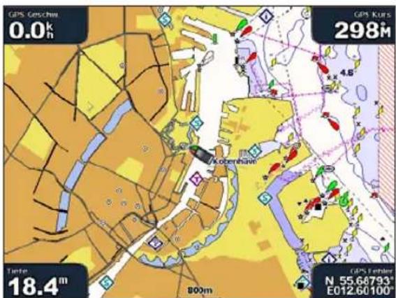 GARMIN GPSMap 5000 - Verwenden von Mariner's Eye 3D - 2