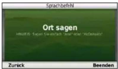 Sprachbefehl Ort sagen HMURIS - Sagen Sie einfach "zurück" oder "McDewarts" Zurück Beenden