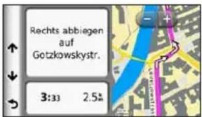 Rechts abbiegen auf Gotzkowskystr. 3:33 2.54