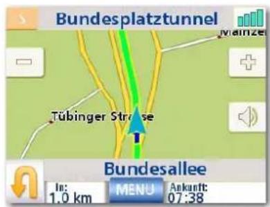 MAGELLAN RoadMate 1215 - Einrichten des Kartenmodus (2-D oder 3-D) - 1