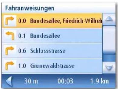 MAGELLAN RoadMate 1215 - Fahranweisungsbildschirm - 1