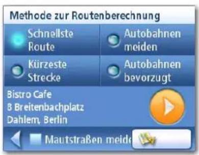 MAGELLAN RoadMate 1215 - Routenberechnungsmethode - 1