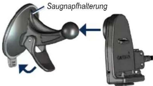 Saugnapfhalterung