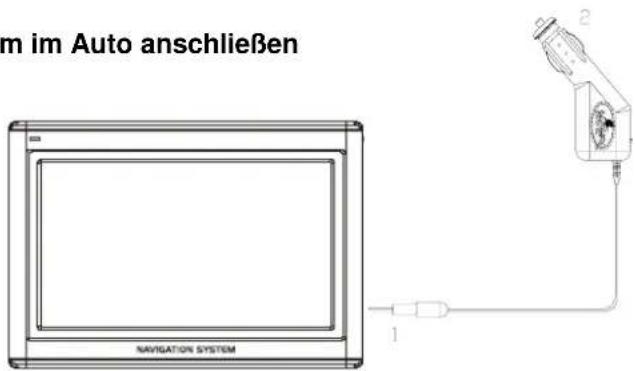 TAKEMS Traffix 35 - Das Navigationssystem im Auto anschließen - 1