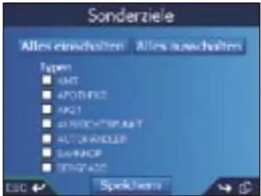 Sonderziele Alles einschalten Alles ausschalten Typen ■ GMT ■ ANOTHER ■ PKT ■ 20% OFF/MP/RT ■ AUT CHANDER ■ SAVENOP ■ TERRAF/CC CSC Spoklware
