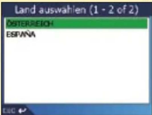 Land auswahlen (1 - 2 of 2) ÖSTERREICH ESPAÑA