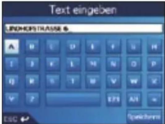 NAVMAN US1000 - Bearbeiten des Namens des Favoriten - 2