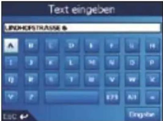 Text eingeben LINDHOPSTRASSE & A B C D E F G H I J K L M N O P U R S T W V W X Y Z 175 A1 = ELEC Eingabe