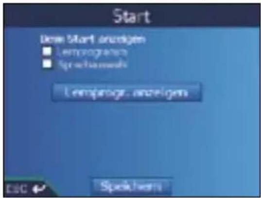 Start Dew Start anzeigen ■ Lempragsans ■ Sprachments Lemprags, anzeigen CSC Speichens