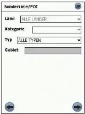 Sonderziele/POI Land ALLE LANDER Kategorie Typ ALLE TYPEN Gebiet