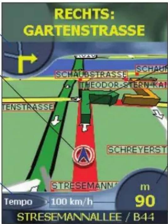 RECHTS: GARTENSTRASSE SCHAUBSTRASSE THEODOR-STERN-KAI TENSTRASSE SCHREYERST STRESEMANNALLEE / B44 Tempo 100 km/h m 90