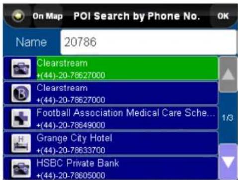 Marquant MCR-1312 - Suche POI über Telefon - 8