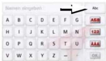 Namen singelben A B C D E F G H I J K L M N O P Q R S T U V W X Y Z - Abc ABB 123 AAA OK
