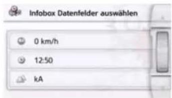 Infobox Datenfeider auswählen 0 km/h 12-50 kA