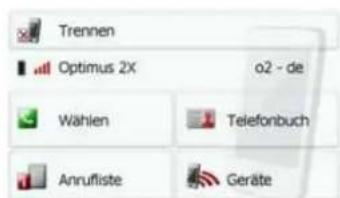 Trennen Optimus 2X o2 - de Wählen Telefonbuch Anrufliste Geräte