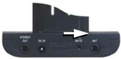 STEREO OUT DC 5V MUTE ANT