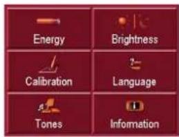 Energy Brightness Calibration Language Tones Information