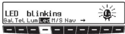 LED blinking Gal Tel Lum Lec M/S Nav →