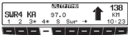 SWR4 KA 97.0 ↑ 138 1 2 3* 4* S Sur → KM 10:23