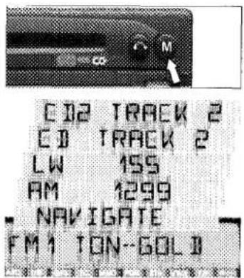 CD2 TRACK 2 CD TRACK 2 LW 155 AM 1299 NAVIGATE FM1 TON-GOLD