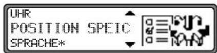 UHR POSITION SPEIC SPRACHE*