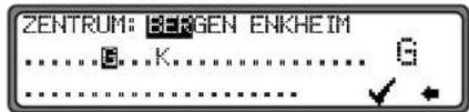 ZENTRUM: BERGEN ENKHEIM ......G...K......G .................