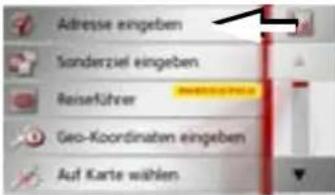 Adresse eingeben Sonderziel eingeben ReiseKühner Geo-Koordinaten eingeben Auf Karte wählen