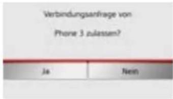 Verbindungsanfrage von Phone 3 zulettem? Je Nein