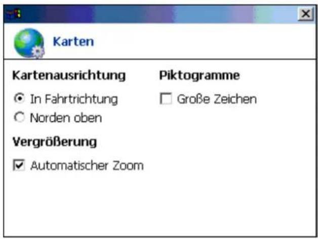Hagenuk RouteFinder 300 EU - Karteneinstellungen - 2