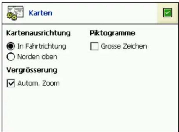 Hagenuk RouteFinder 200 EU - Karteneinstellungen - 2